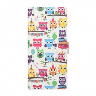 Housse Samsung Galaxy S21 FE Multiples Hiboux