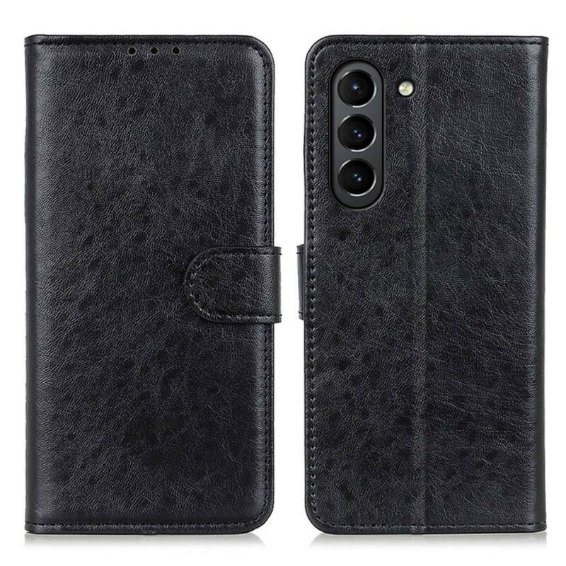 Housse Samsung Galaxy S21 FE Simili Cuir Texturé