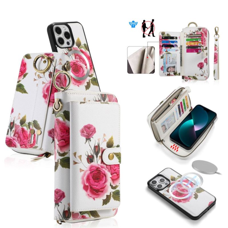 Housse iPhone 15 Pro Max Coque Détachable et Sangle Manuelle