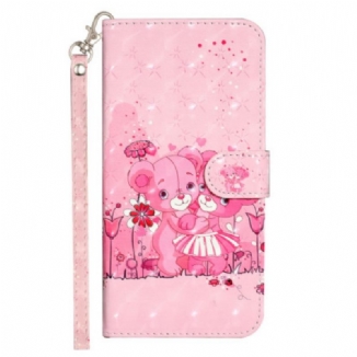 Housse iPhone 15 Pro Max Oursons 3D à Lanière