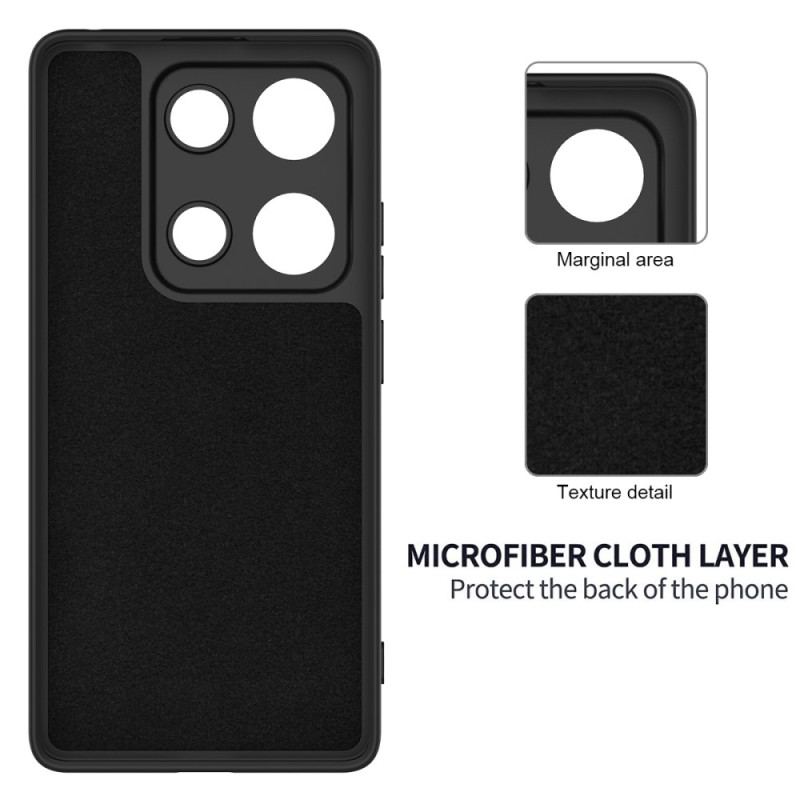 Coque Xiaomi Redmi Note 14S Silicone Liquide à Lanière