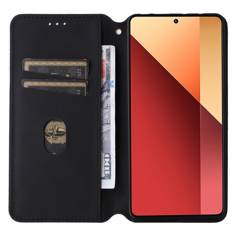 Flip Cover Xiaomi Redmi Note 14S / Note 13 Pro 4G / Poco M6 Pro 4G Motif Losange