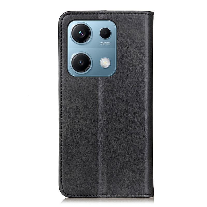 Flip Cover Xiaomi Redmi Note 14S Cuir Fendu