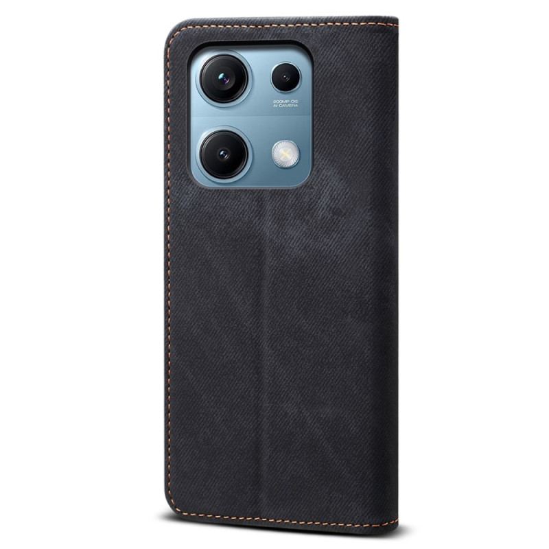 Flip Cover Xiaomi Redmi Note 14S Tissu Jeans