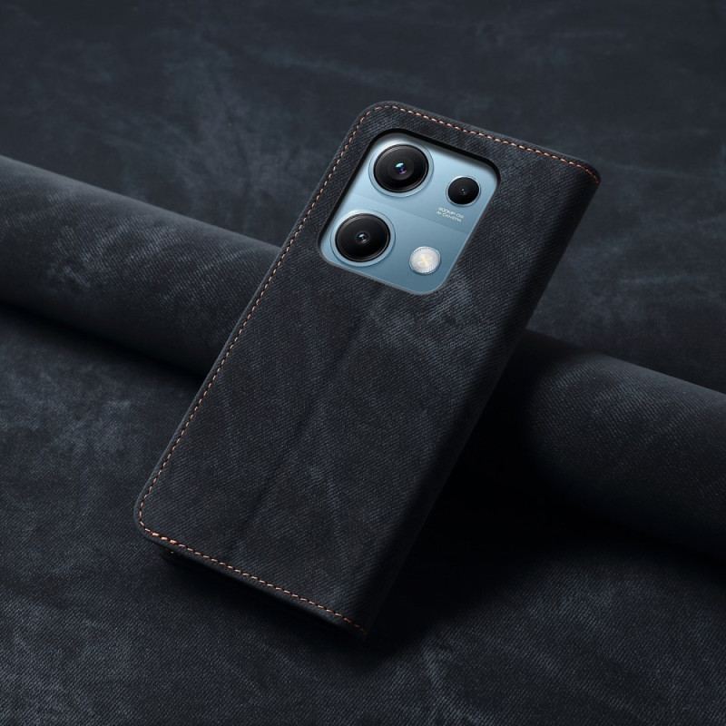 Flip Cover Xiaomi Redmi Note 14S Tissu Jeans
