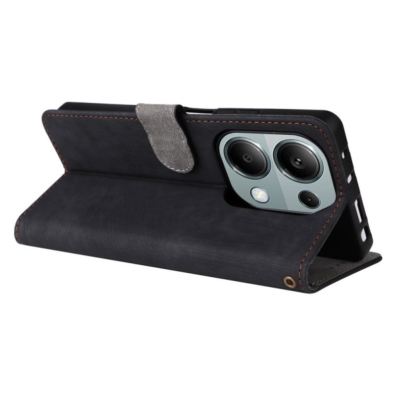 Housse Xiaomi Redmi Note 14S / Note 13 Pro 4G / Poco M6 Pro 4G avec Dragonne et Protection RFID