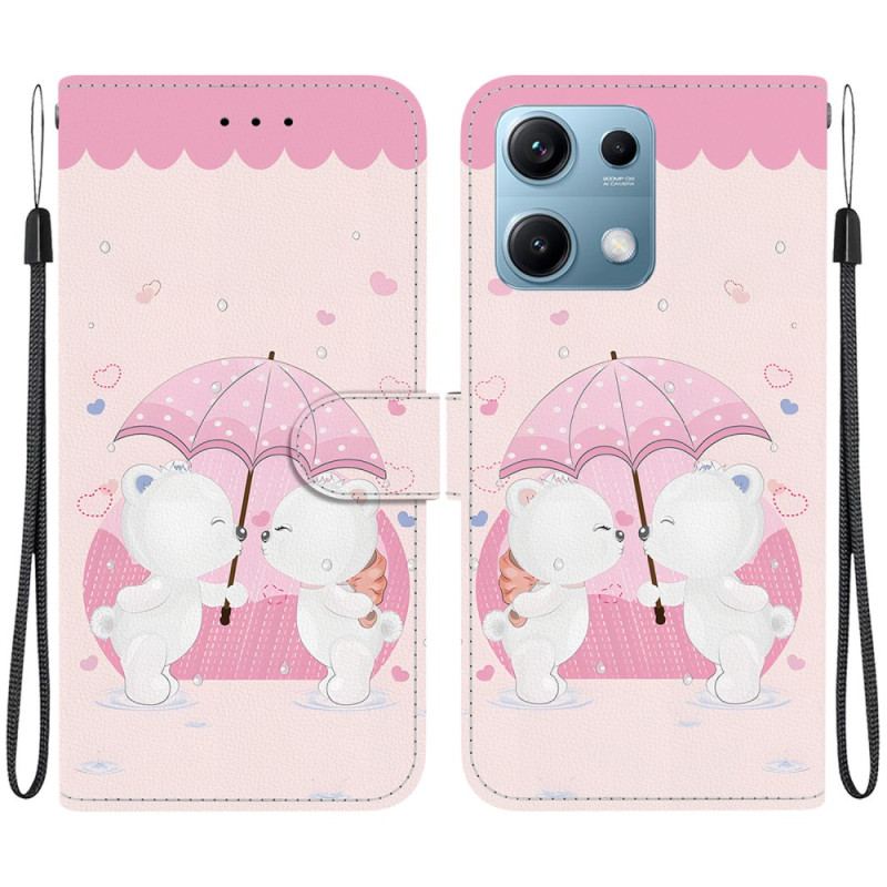 Housse Xiaomi Redmi Note 14S Couple d'Ours Cartoon