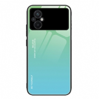 Coque Poco M5 Verre Trempé Be Yourself