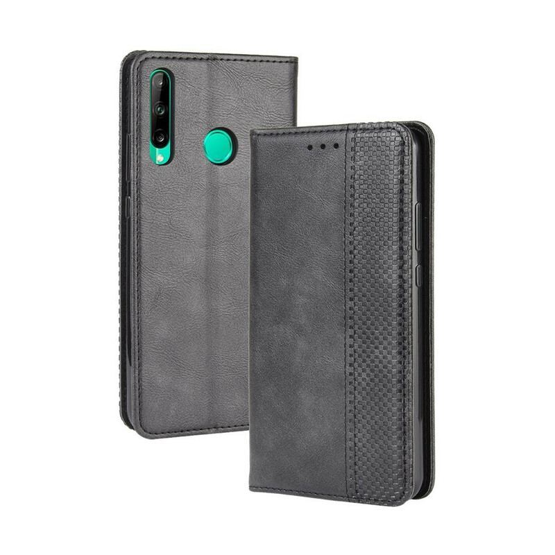 Flip Cover Huawei P40 Lite E / Y7p Effet Cuir Vintage Stylisé