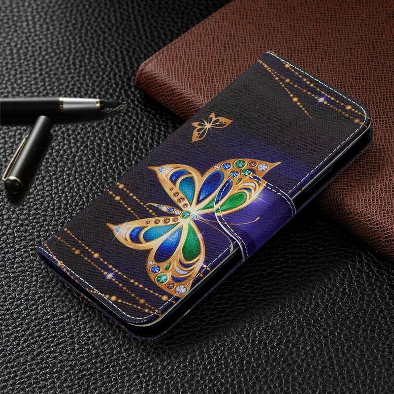 Housse Huawei P40 Lite E / Y7p Papillons Rois