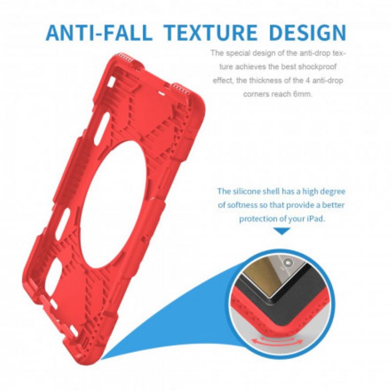 Coque iPad Pro 11" Style Bumper avec Sangle, Bandoulière et Porte-Stylet