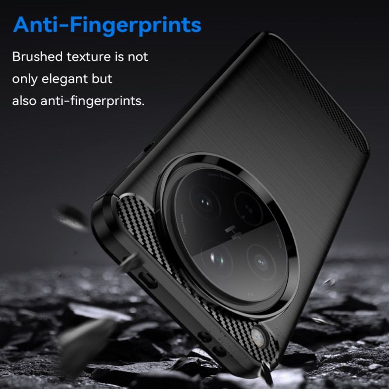 Coque Oppo Find X8 5G Fibre Carbone Brossée