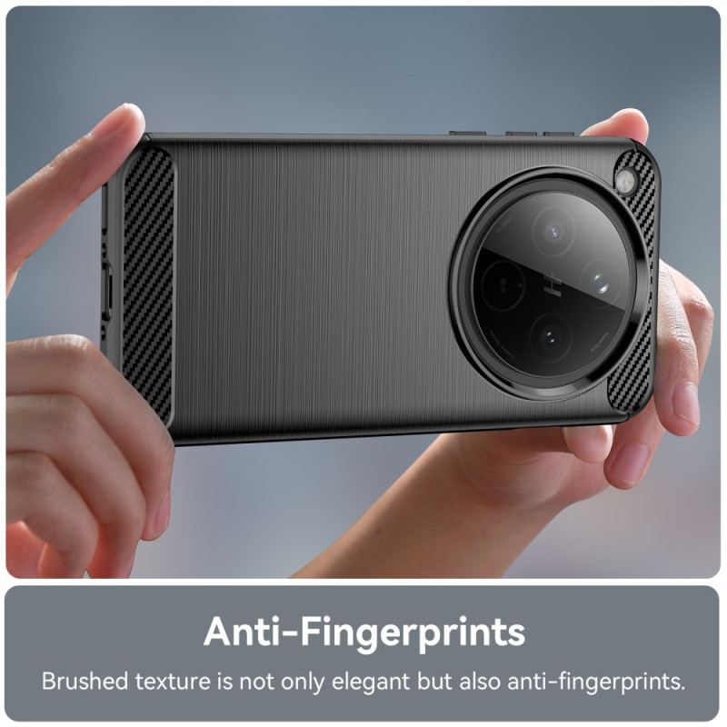 Coque Oppo Find X8 5G Fibre Carbone Brossée