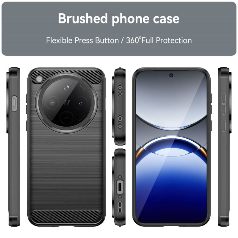 Coque Oppo Find X8 5G Fibre Carbone Brossée