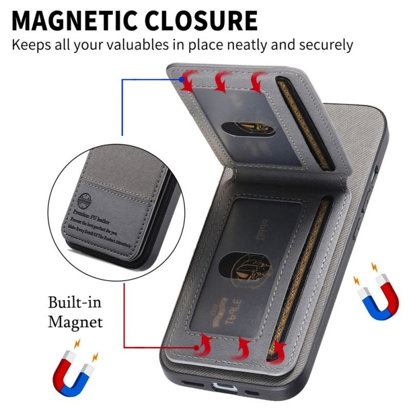 Coque Oppo Find X8 5G Porte-cartes et Protection RFID