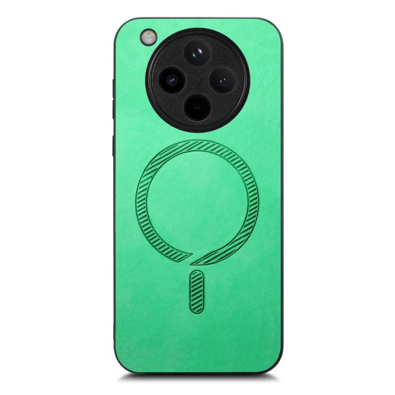 Coque Oppo Find X8 Compatible MagSafe Effet Cuir