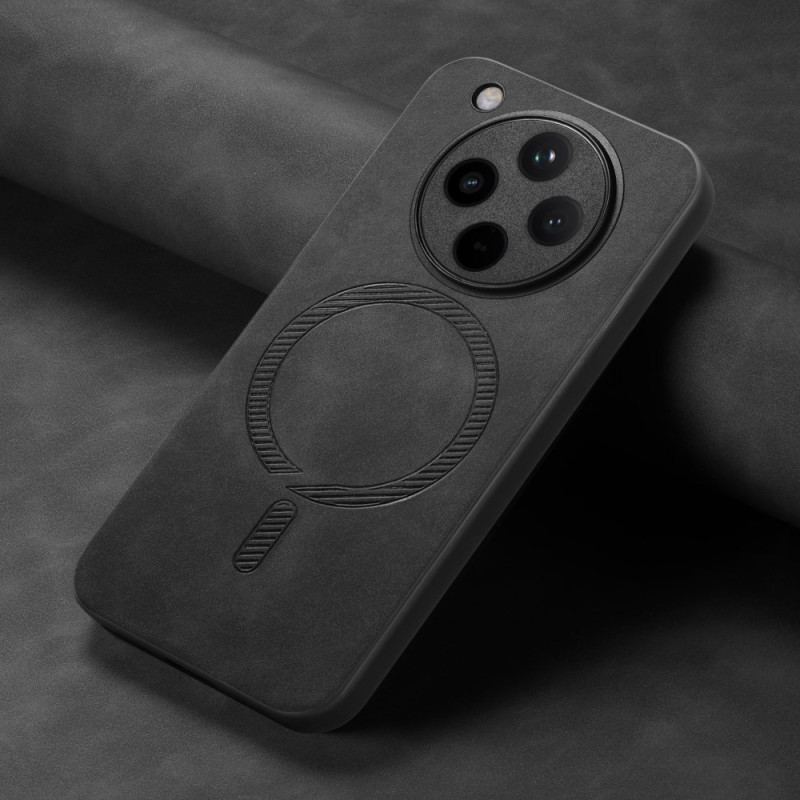 Coque Oppo Find X8 Compatible MagSafe Effet Cuir