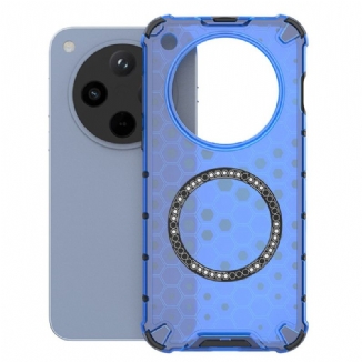 Coque Oppo Find X8 Compatible MagSafe Nid d'Abeille