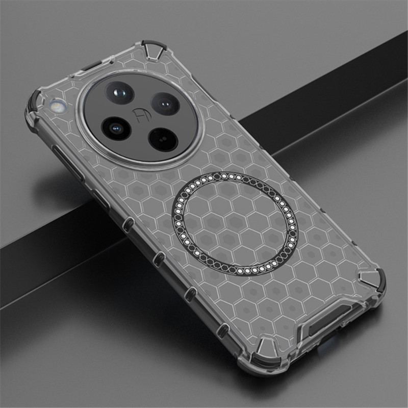 Coque Oppo Find X8 Compatible MagSafe Nid d'Abeille