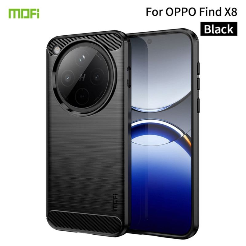 Coque Oppo Find X8 Fibre Carbone Brossée