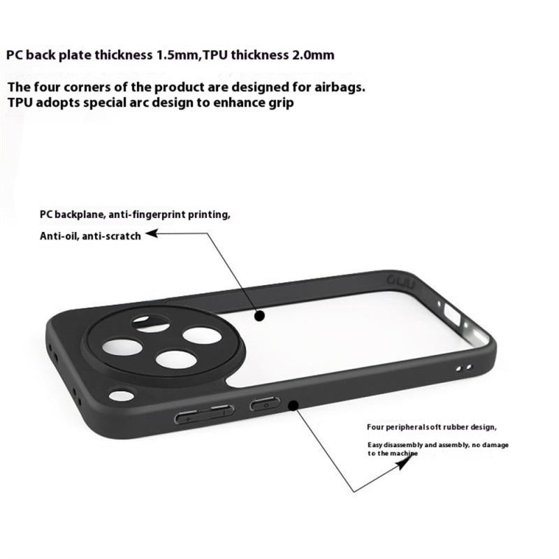 Coque Oppo Find X8 Hybride Transparente