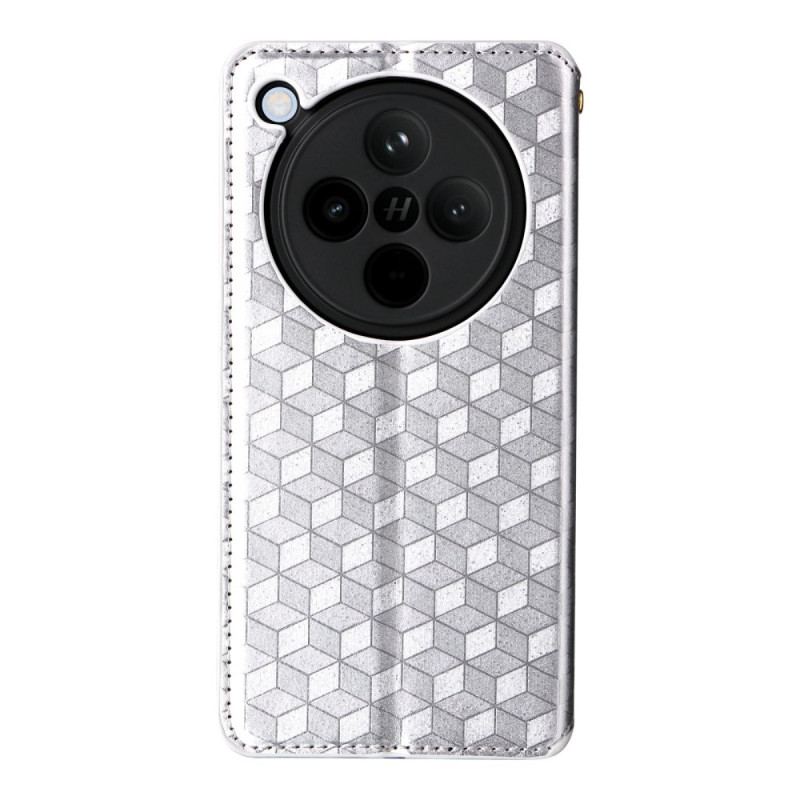 Flip Cover Oppo Find X8 Losanges 3D