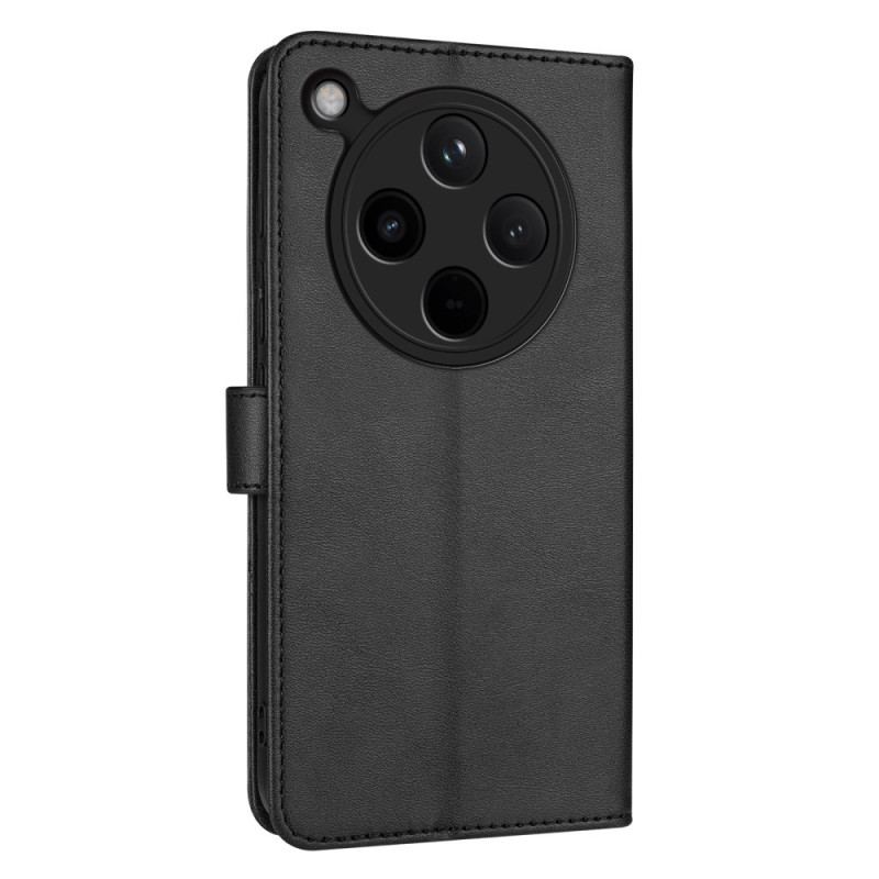 Housse Oppo Find X8 Simili Cuir Uni AZNS