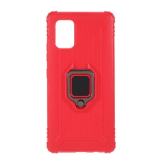 Coque Samsung Galaxy A51 5G Ring et Fibre Carbone