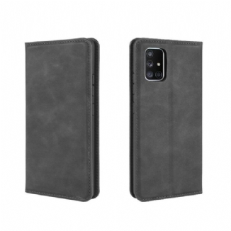 Flip Cover Samsung Galaxy A51 5G Effet Cuir Douceur
