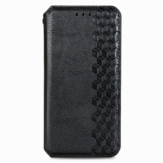 Flip Cover Samsung Galaxy A51 5G Effet Cuir Texture Diamant