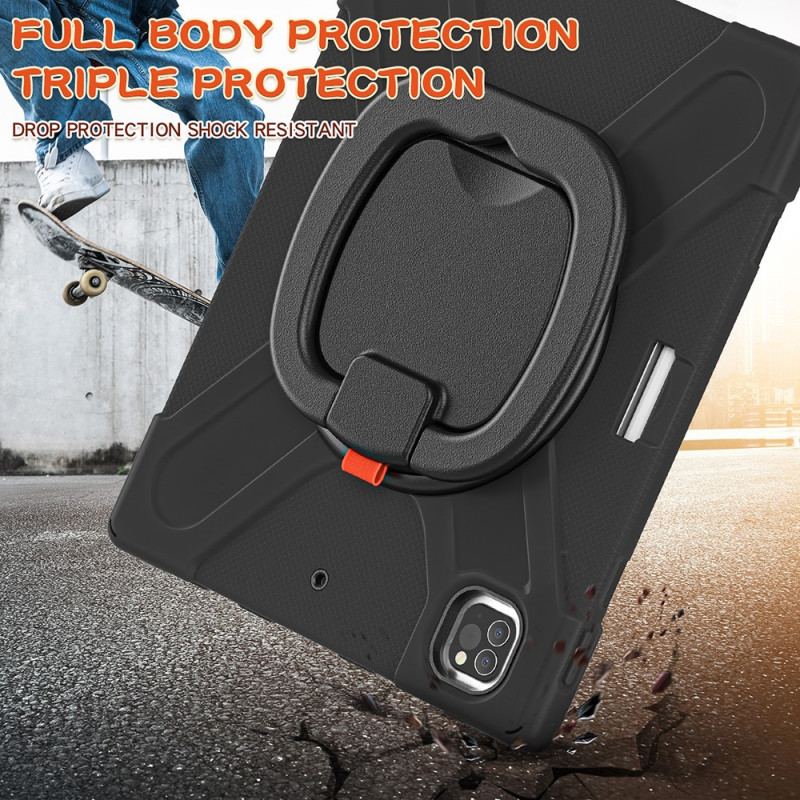 Coque iPad Pro 12.9" Ultra Résistante Anneau-Support Rotatif
