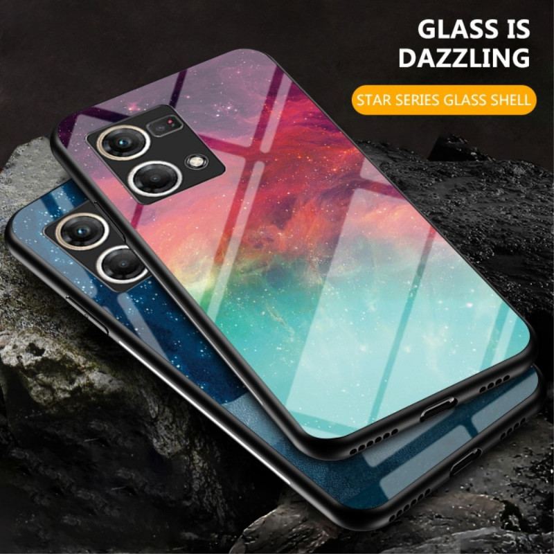 Coque Oppo Reno 7 Verre Trempé Motif