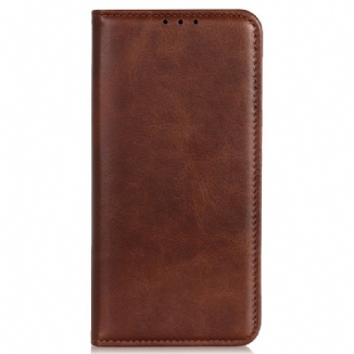 Housse Oppo Reno 7 Cuir Fendu Classique