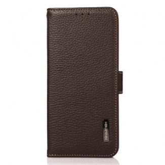 Housse Oppo Reno 7 Cuir Litchi KHAZNEH Protection RFID