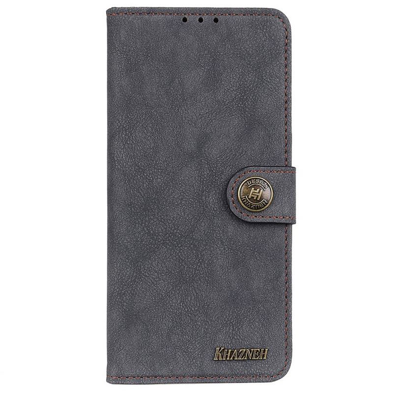 Housse Oppo Reno 7 Simili Cuir Fendu Rétro KHAZNEH