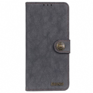 Housse Oppo Reno 7 Simili Cuir Fendu Rétro KHAZNEH