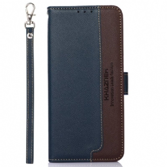Housse Oppo Reno 7 Style Litchi RFID KHAZNEH