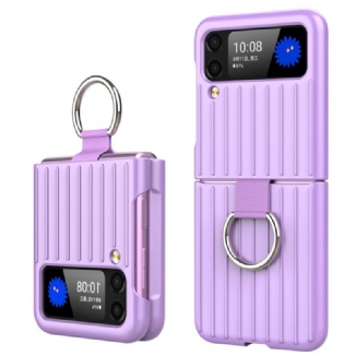 Coque Samsung Galaxy Z Flip 3 5G Design Valise avec Anneau