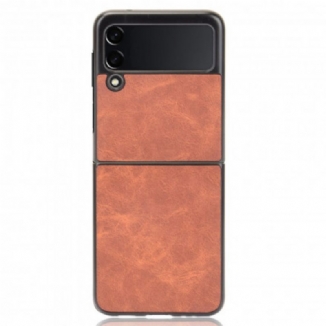 Coque Samsung Galaxy Z Flip 3 5G Effet Cuir