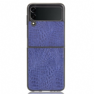Coque Samsung Galaxy Z Flip 3 5G Effet Peau de Crocodile