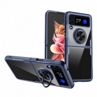 Coque Samsung Galaxy Z Flip 3 5G Hybride Anneau Magnétique