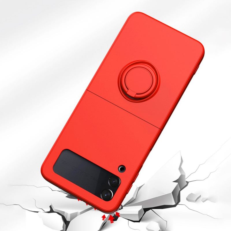 Coque Samsung Galaxy Z Flip 3 5G Mate avec Anneau-Support