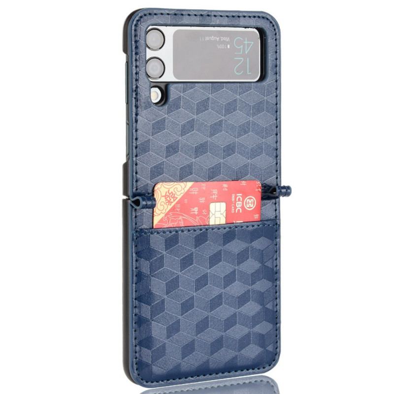 Coque Samsung Galaxy Z Flip 3 5G Porte-Carte Design 3D