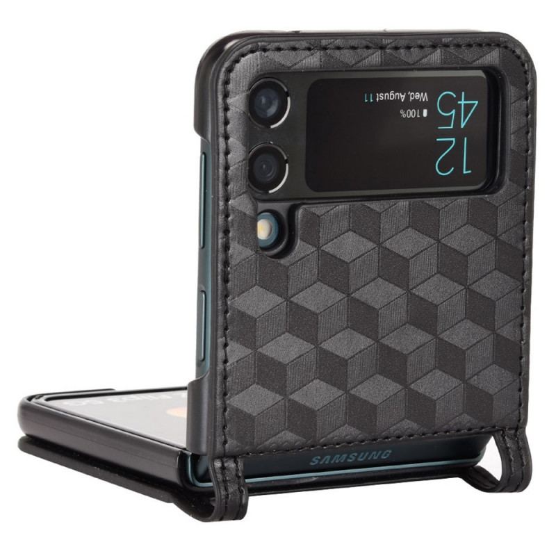 Coque Samsung Galaxy Z Flip 3 5G Porte-Carte Design 3D