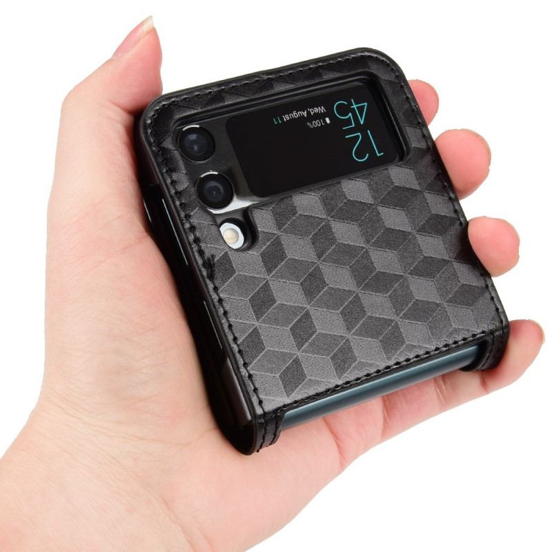 Coque Samsung Galaxy Z Flip 3 5G Porte-Carte Design 3D
