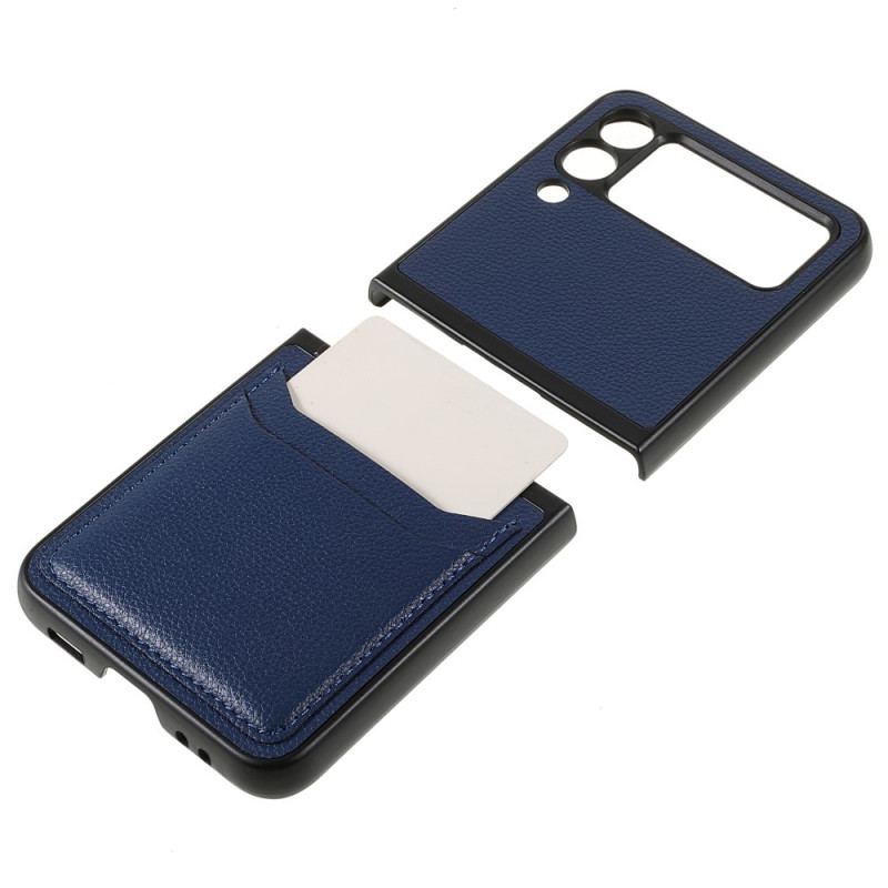 Coque Samsung Galaxy Z Flip 3 5G Porte-Cartes Tricolore
