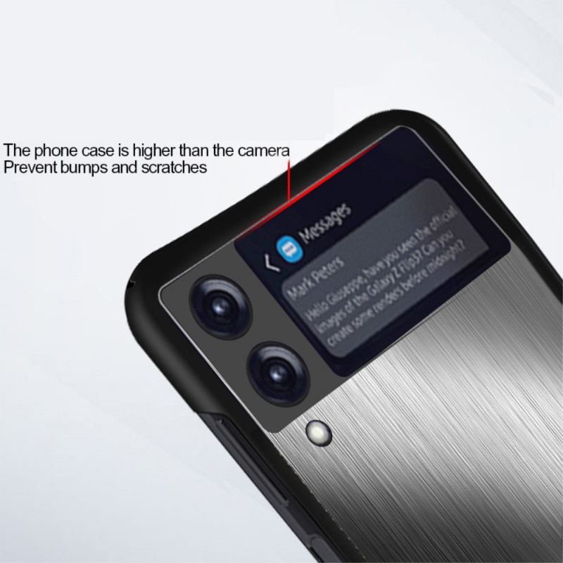 Coque Samsung Galaxy Z Flip 3 5G Stainless Brossé