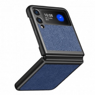 Coque Samsung Galaxy Z Flip 3 5G Style Cuir Design