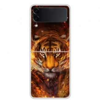 Coque Samsung Galaxy Z Flip 3 5G Tigre de Feu