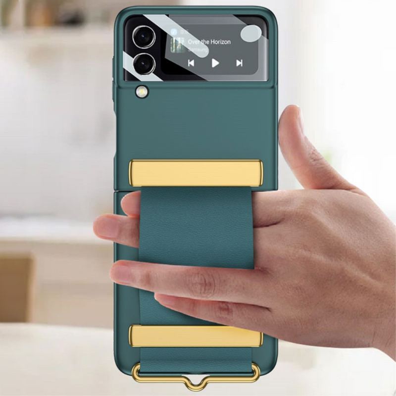 Coque Samsung Galaxy Z Flip 3 5G Verre Trempé avec Sangle GKK